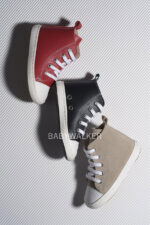 BW.4029 ΔΕΤΟ ΔΕΡΜΑΤΙΝΟ ΜΠΟΤΑΚΙ SNEAKER