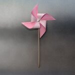 Τρισδιάστατο προσκλητήριο βάπτισης ανεμόμυλος.