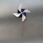 Τρισδιάστατο προσκλητήριο βάπτισης ανεμόμυλος.