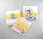 Προσκλητήριο βάπτισης με θέμα μικρή chef και εκτυπωμένος φάκελος - κουτί.