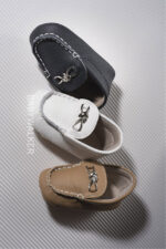 MI.1001 ΔΕΡΜΑΤΙΝΟ LOAFER ΜΕ ΑΓΚΡΑΦΑ