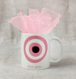 Μπομπονιέρα βάπτισης πορσελάνινη κούπα με εκτύπωση της επιλογής σας.