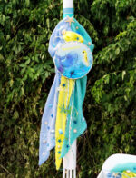 Λαμπάδα βάπτισης με θέμα βυθός.