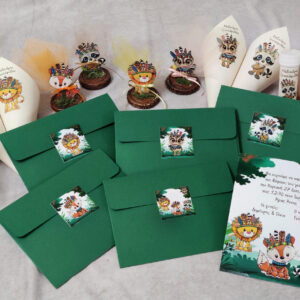 Θεματική πρόταση βάπτισης με θέμα ζωάκια του δάσους.