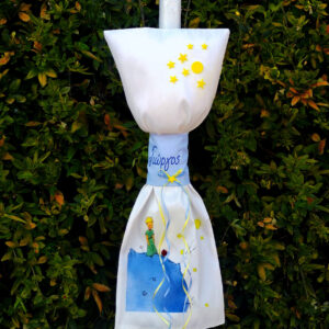 Λαμπάδα βάπτισης με θέμα Μικρός Πρίγκιπας.