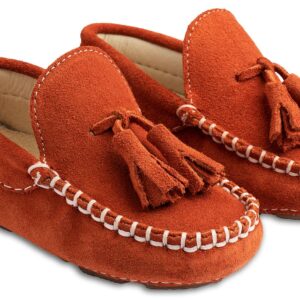 Καστόρινο Μοκασίνι με Φουντάκια BW4011 Κεραμμυδί