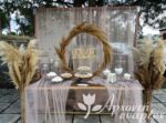 Στολισμός γάμου με φυτά Pampas