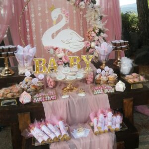 Στολισμός με θέμα Κύκνος Vintage