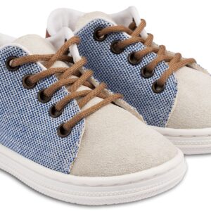 Δετό Δίχρωμο Σνίκερ BS3073 Μπλε Ρουά Ταμπά