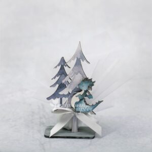 Μπομπονιέρα βάπτισης δρακάκι ξύλινο