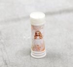 Περιτύλιγμα σαπουνόφουσκας με θέμα νεράιδα και το όνομα του μωρού.