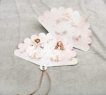 Χάρτινη εκτυπωμένη βεντάλια με θέμα νεράιδα.