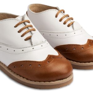 Δίχρωμο Δετό Brogues BW4206 Λευκό Ταμπά