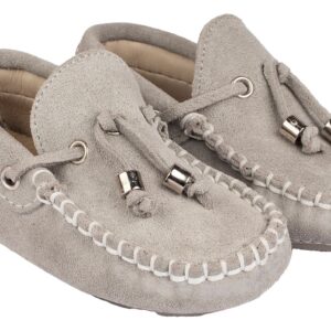 Καστόρινο Δετό Μοκασίνι BW4139 Γκρι