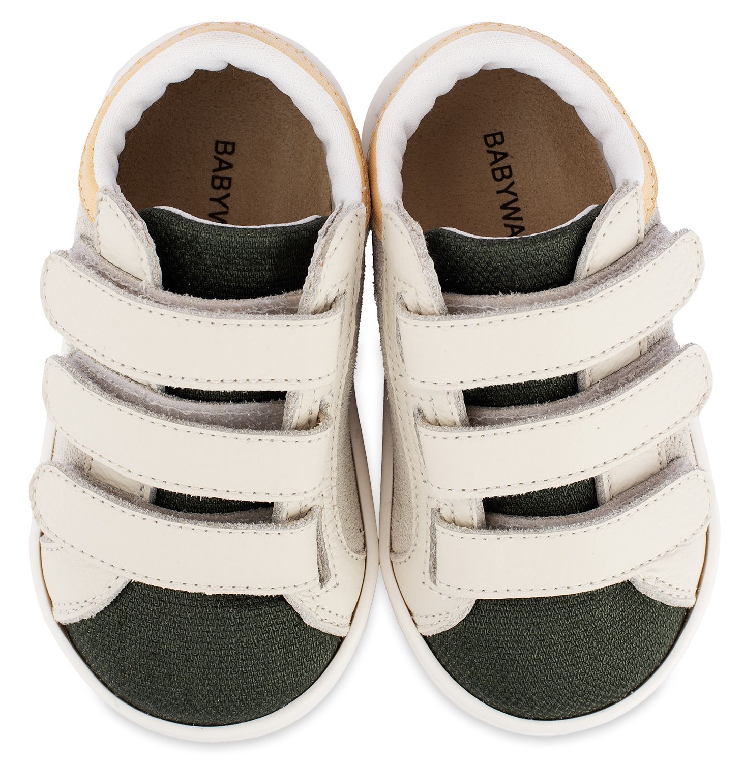 Δίχρωμο Σνίκερ Τριπλό Χρατς EXC5174 Λευκό Πάγου Χακί