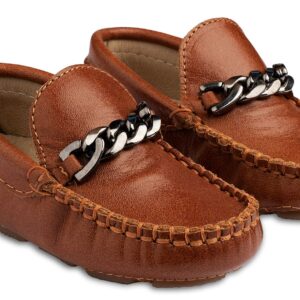 Loafer με Μεταλλική Διακοσμητική Αγκράφα EXC5227 Ταμπά