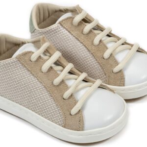 Δετά Σνίκερ  BW4207 Μπεζ Λευκό Μέντα