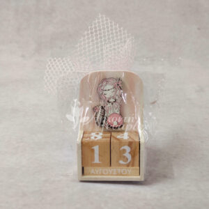 Μπομπονιέρα βάπτισης ξύλινο ημερολόγιο με θέμα γοργόνα