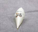 Χωνάκι βάπτισης με θέμα retro αυτοκινητάκι και ζελατίνη με Marshmallows και πολύχρωμα smarties.