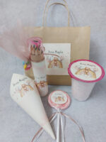 Θεματική πρόταση βάπτισης με θέμα αρκουδάκι για κορίτσι.