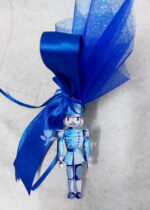 Χριστουγεννιάτικη μπομπονιέρα plexiglass στολίδι με θέμα Καρυοθραύστης.