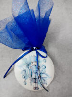 Χριστουγεννιάτικη μπομπονιέρα κεραμική εκτυπωμένη με θέμα Καρυοθραύστης.