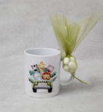 Μπομπονιέρα βάπτισης κούπα με θέμα Safari.