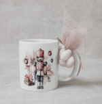 Χριστουγεννιάτικη μπομπονιέρα βάπτισης κούπα με θέμα καρυοθραύστης.