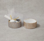 Προσκλητήριο- μπομπονιέρα γάμου - βάπτισης κεραμικό ρεσώ.