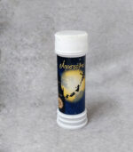 Περιτύλιγμα σαπουνόφουσκας με θέμα Πήτερ Πάν και το όνομα του μωρού.