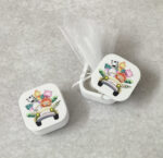 Μπομπονιέρα βάπτισης κεραμική μπιζουτιέρα εκτυπωμένη με θέμα Safari.