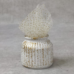 Μπομπονιέρα γάμου κεραμικό βαζάκι.