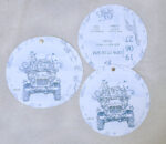 TOILE DE JOUY ΣΤΡΟΓΓΥΛΗ ΠΡΟΣΚΛΗΣΗ  ΣΑΦΑΡΙ BABY BLUE DENIM ΧΡΩΜΑ