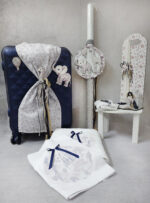 ΣΕΤ ΒΑΦΤΙΣΗΣ SAFARI ΚΑΦΕ TOILE DE JOUY