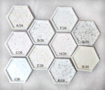 Κεραμικά πιτσιλωτά σουβέρ για μπομπονιέρα