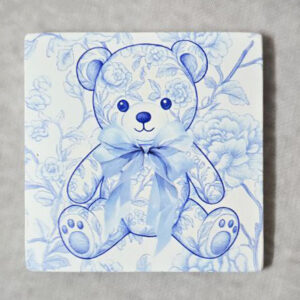 ΚΕΡΑΜΙΚΟ ΣΟΥΒΕΡ ΜΕ ΕΚΤΥΠΩΣΗ ΑΡΚΟΥΔΑΚΙ ΜΠΛΕ TOILE DE JOUY