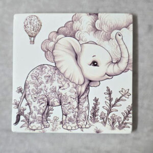 ΚΕΡΑΜΙΚΟ ΣΟΥΒΕΡ ΜΕ ΕΚΤΥΠΩΣΗ ΕΛΕΦΑΝΤΑΚΙ ΣΑΦΑΡΙ ΚΑΦΕ