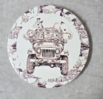 ΚΕΡΑΜΙΚΟ ΣΤΡΟΓΓΥΛΟ ΣΟΥΒΕΡ ΜΕ ΕΚΤΥΠΩΣΗ ΣΑΦΑΡΙ ΚΑΦΕ